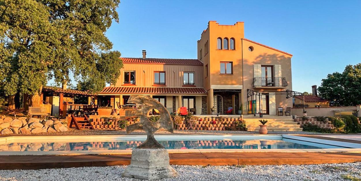Oms Mas La Marchette B&B 외부 사진